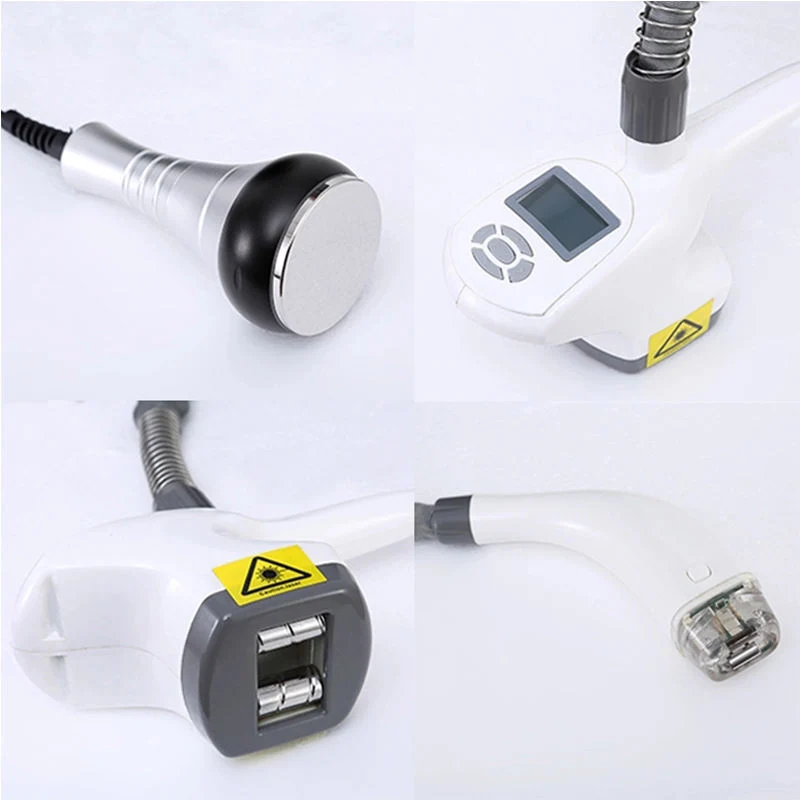 Professional Massage RF Cavitation Slimming Machine Big RF Roller 5 Handles RF Vacuum Roller