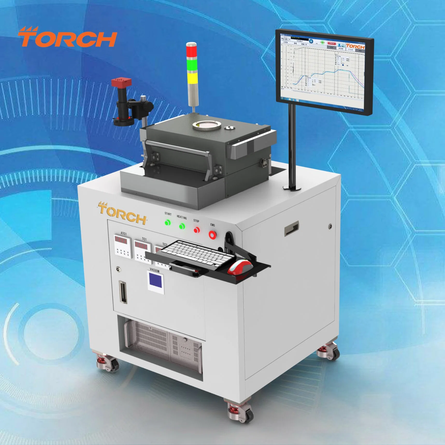 2023torch Solder Test High Clean material Experiment Vacuum Reflow Welder Para soldadura láser de semiconductores de China