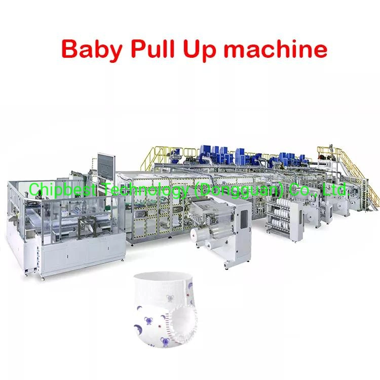 Herstellung Couche Bebe Baby Pull up Windel Produktionslinie voll Servo Baby Windel Herstellung Maschine Windeln Produktionslinie mit Low Preis