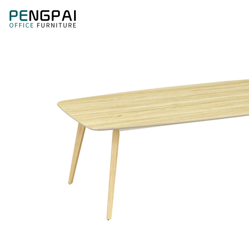 Pengpai conception ovale personnalisée de style européen de la mélamine 6 Personne Table de conférence