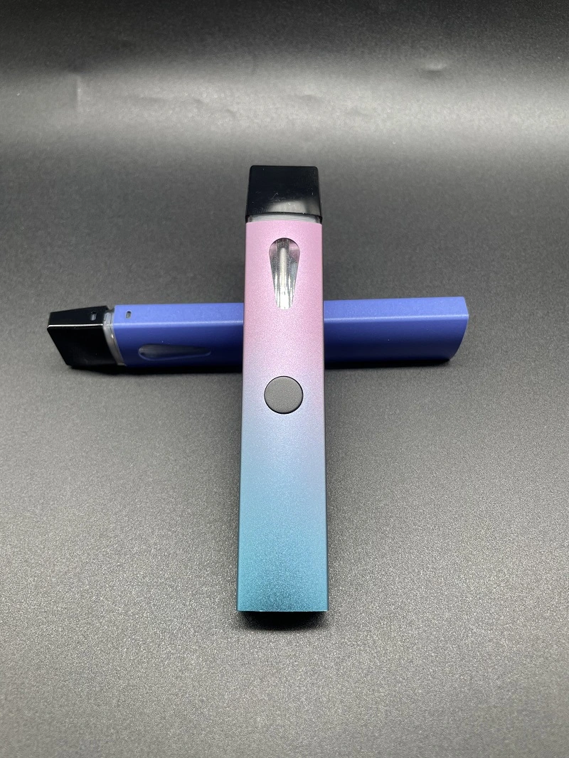 Custom Electronic Cigarette Vaporizer Live Resin Empty 1ml 2ml Hhc Disposable/Chargeable Pod for D8 Oil Rechargeable Thco Vape Disposable/Chargeable