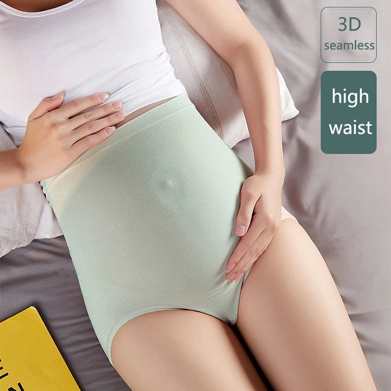 Comfort Graphene Crotch Underwear High Waist Plus Size Pregnant Panties Women's Modal Belly Support Maternity Briefs