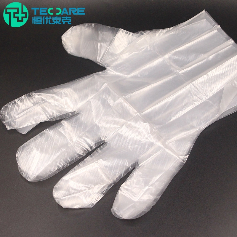 Factory Wholesale/Supplier HDPE Clear Color Plastic Polythene Kitchen Waterproof Disposable PE Gloves