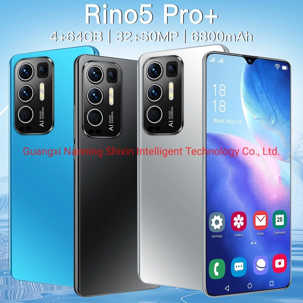 Rino original5PRO Smartphone+ 4/64Gb Celular Smart Phone 4G LTE Face de rede