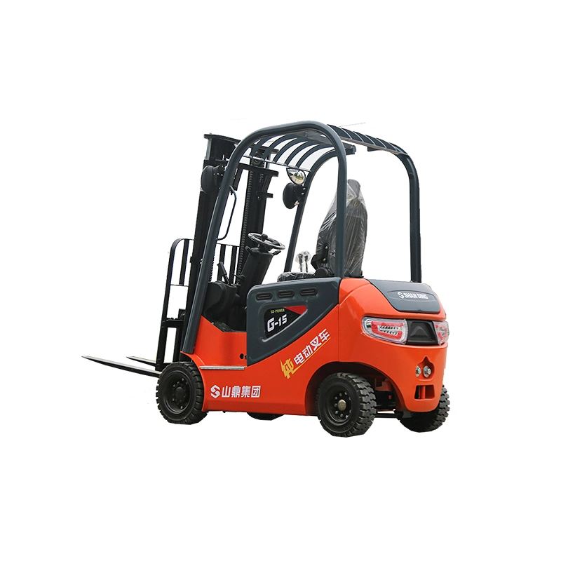 Shanding 1.5 Ton Mini Electric Pallet Forklift 4.5m 1500kg Compared to Toyota Hangcha Heli