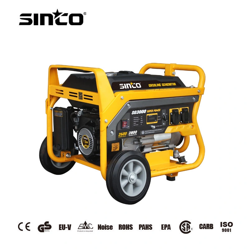 2kw 3kw 5kw 6kVA Portable Gasoline China Dual Fuel Generator Set Home Use Small Gas Gasoline Generator