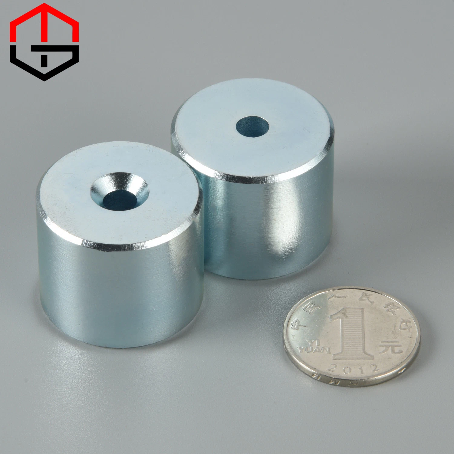 N52 Huge Pot Shape Countersunk Neodymium Magnet for Industrial