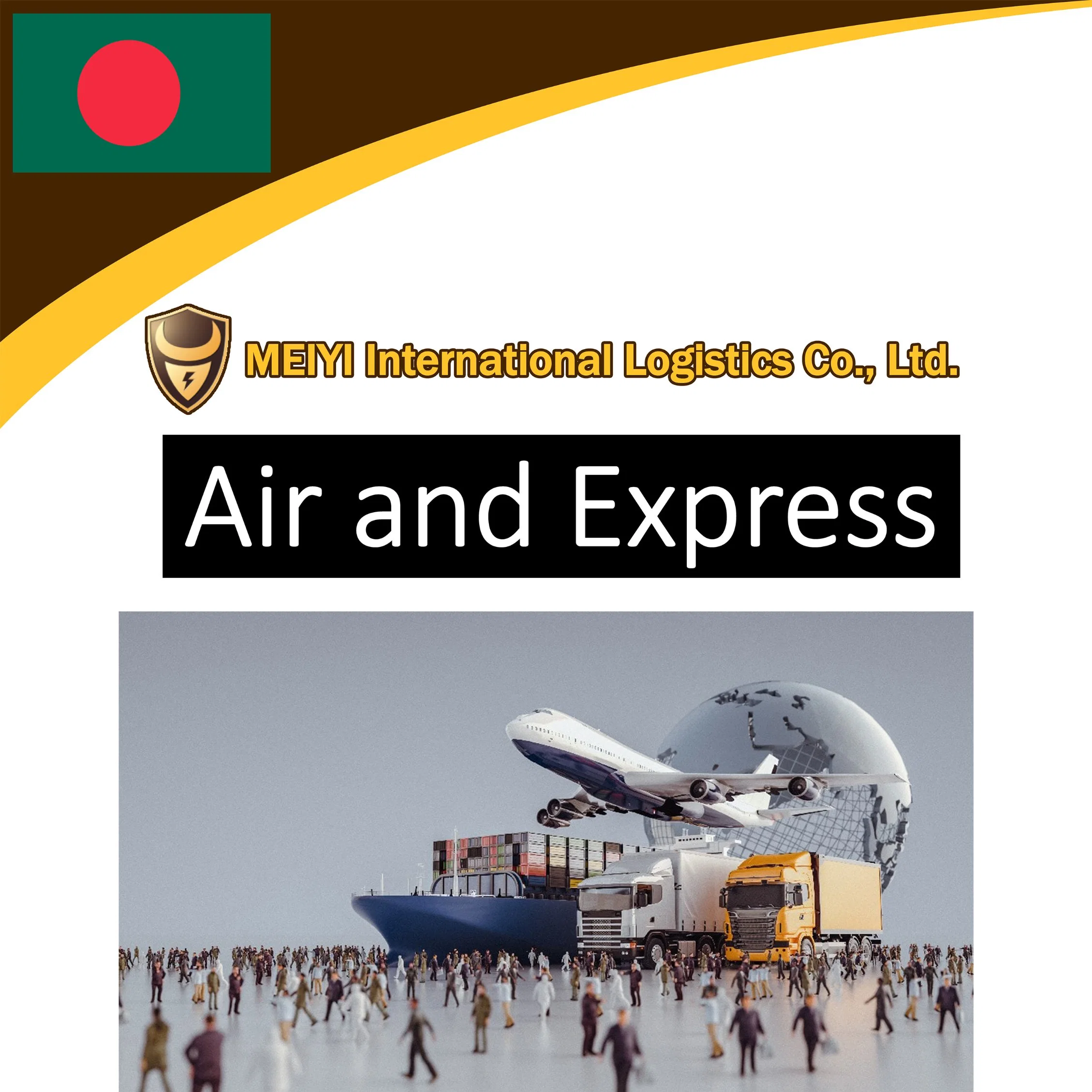 Shipping service from China to Bangladesh by sea freight door-door shipment DDP DDU international forwarder