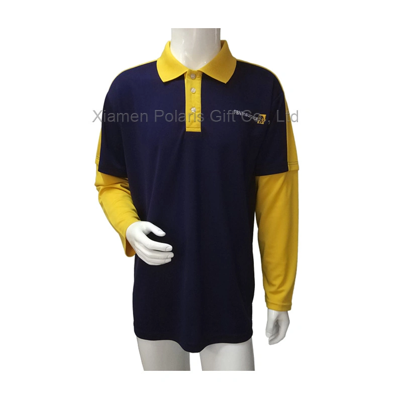 Alimentação Direta de fábrica de vestuário para homens Personalizado Corporate Polo Banco Camisa camisa Polo uniforme