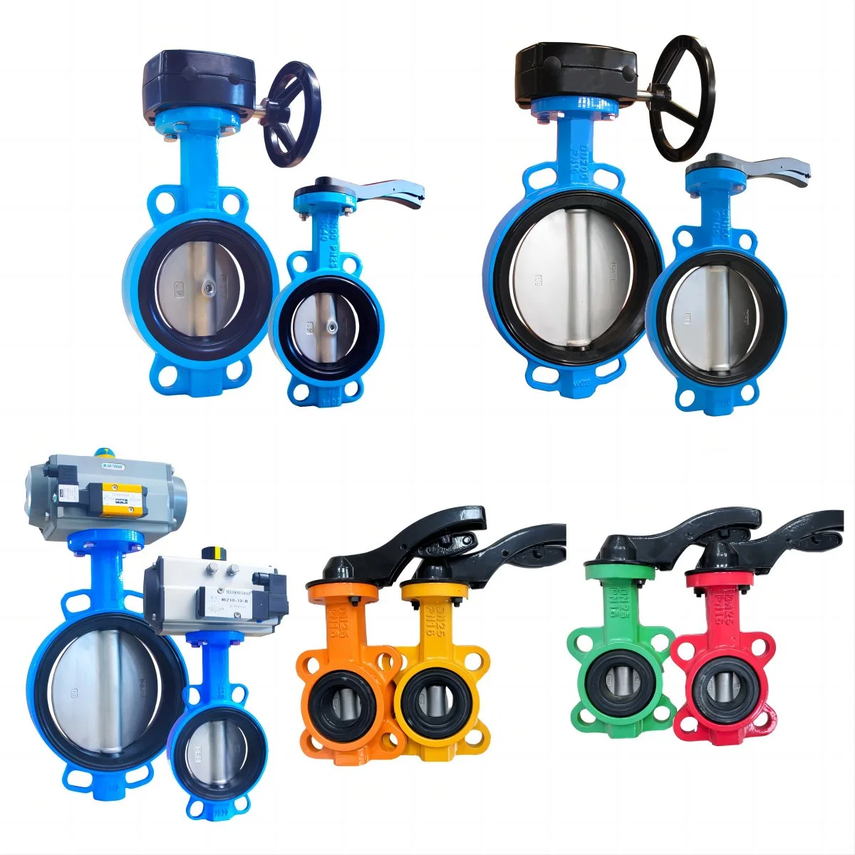 ANSI/DIN/BS4504 Ductile Iron/Wcb/CF8m Body PTFE/NBR/Viton/EPDM Seat and Concentric Design Plug/ Check/Ball/Butterfly/Balance/Gate/Control/ Wafer Butterfly Valve