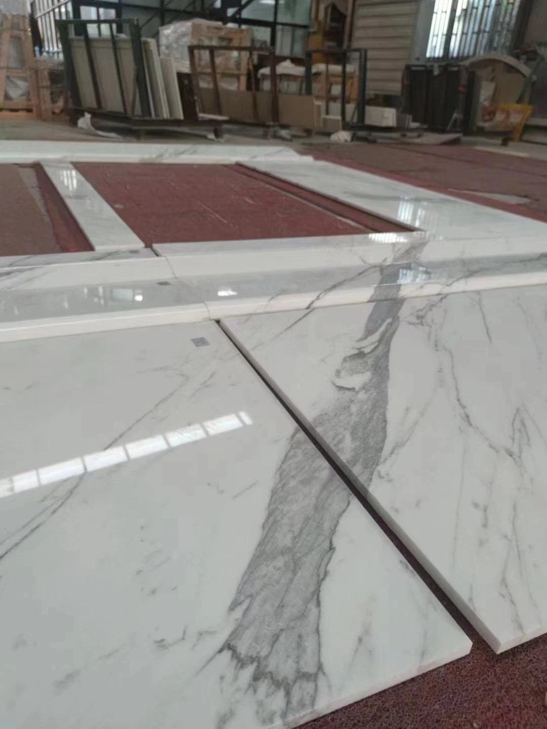 Nature Calacatta White Marble for Luxury House Tables and Tiles