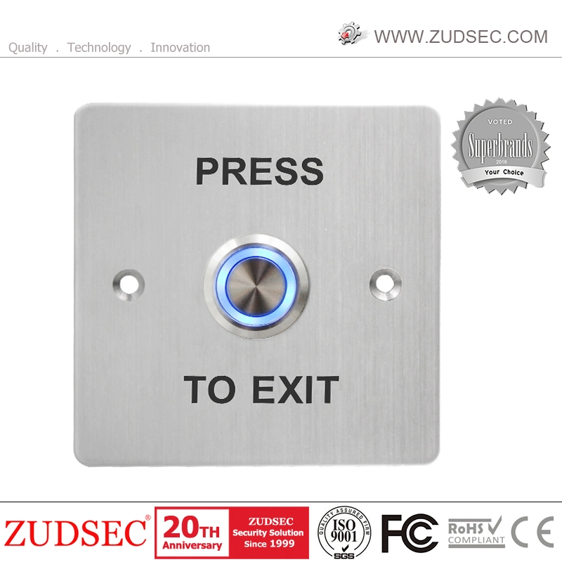 Waterproof IP68 Stainless Steel Piezoelectric Exit Touch Button Switch