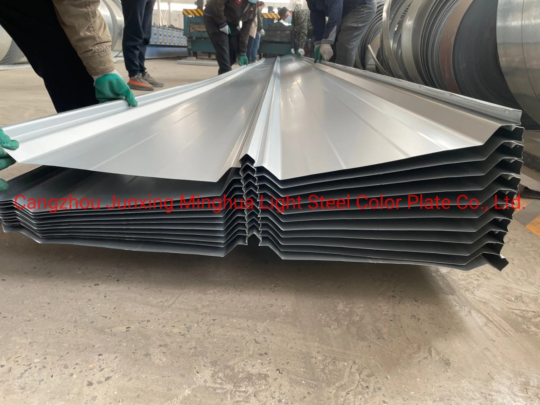 Good Quality Low Price Building Material Yx51-410-820 Type Color Coated Galvanized Steel Panel Color Metal Roof Panel