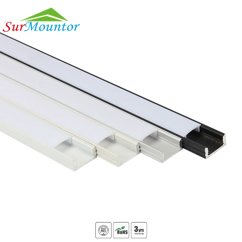 LED Aluminum Profiles Gypsum Board Is Embedded with LED Aluminum Profiles+PC Light Diffuser