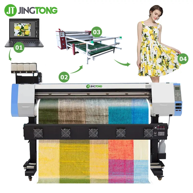 Advanced Large Format Digital Textile Fabric Dye Sublimation Printer with 4720 Head