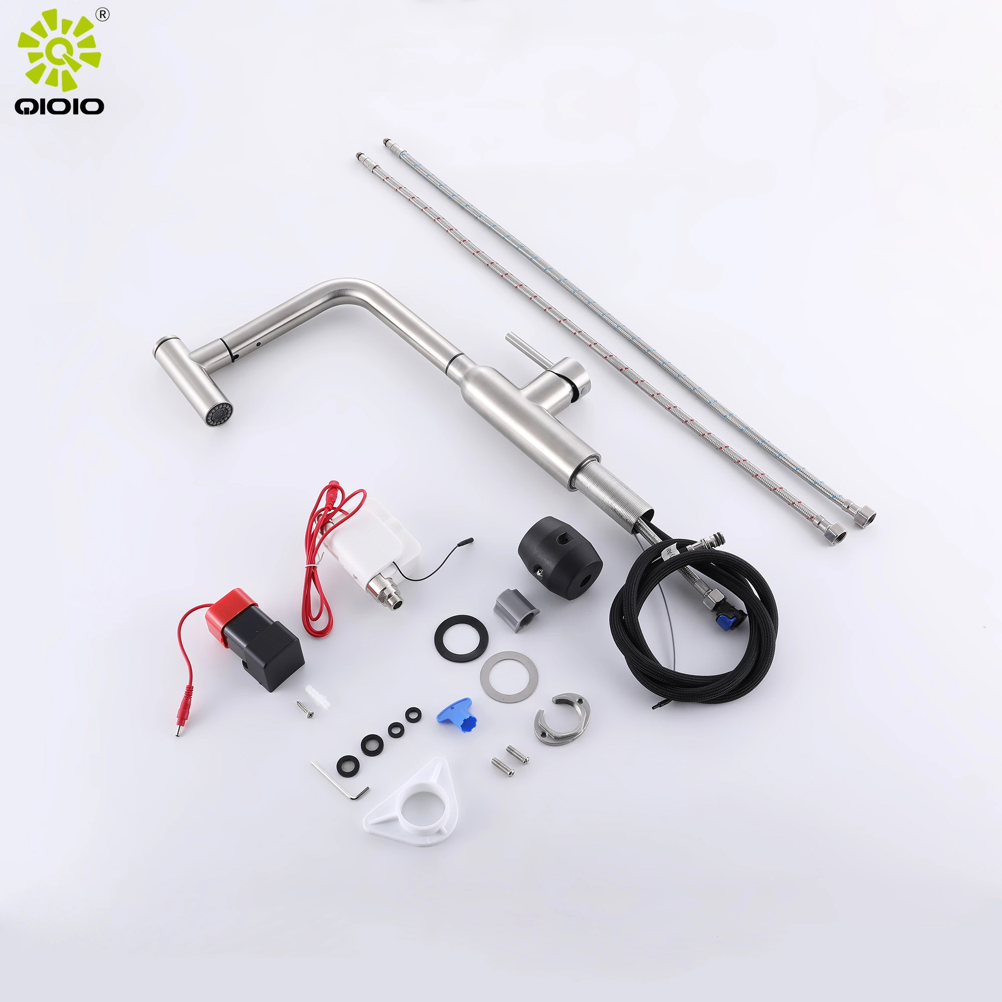 China Original Manufacturing Stainless Steel Sensor Pull out Faucet Mixer Kitchen Faucet