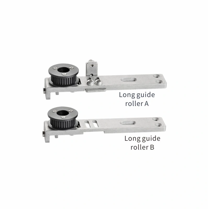 2+1 tringle portative cadre en aluminium trempé intérieur en verre télescopique coulissant Système de rouleaux de porte