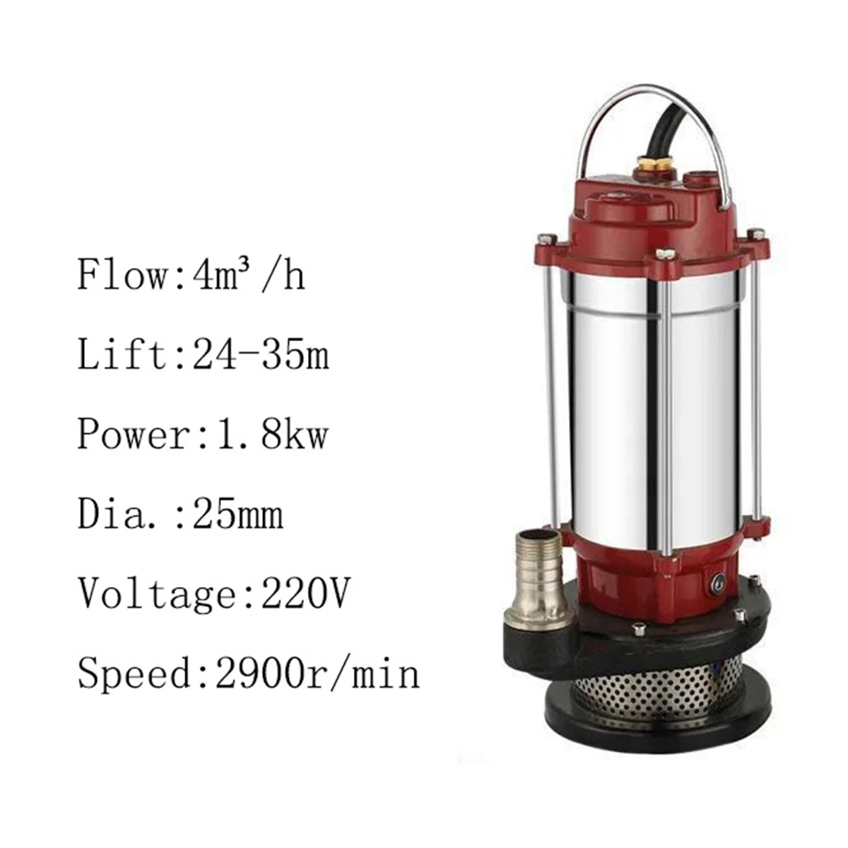 CE Approved Qdx High quality/High cost performance  Aluminium Body Submersible Clean Water Pump