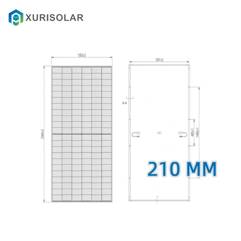 ##Trusted Manufacturer 132 Half Cell höchste Effizienz Solar PV Solarsystem Monokristallines Power Energy System