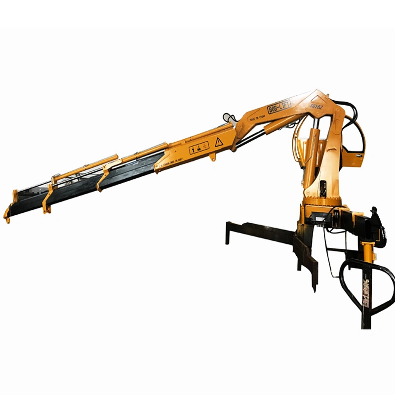 Heavy Duty 16 Ton Truck Crane Knckle Boom Hydraulic Truck Mounted Crane