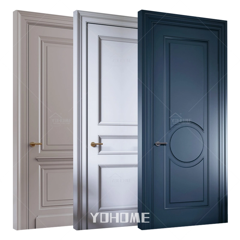 China Top Manufacturer Custom High End Paint Door Room Designs Interior Wooden Doors Set Luxury Wood Doors Suppliers in Guangdong Paint Colors Wood Doors