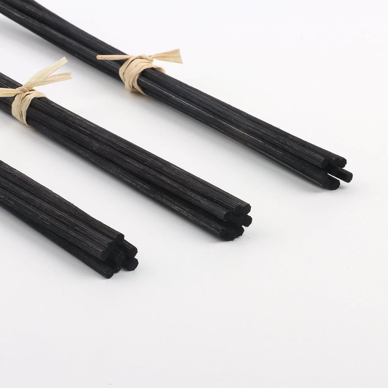 Home Office SPA Bed Room 7 Inch Natural Rattan Black Reed Diffuser Sticks