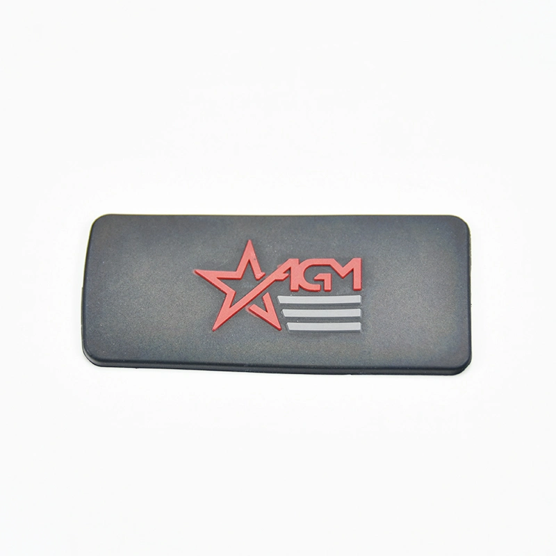OEM Manufacturers Custom PVC Badge Clothing PVC Rubber Patch Custom Logo Silicone Label