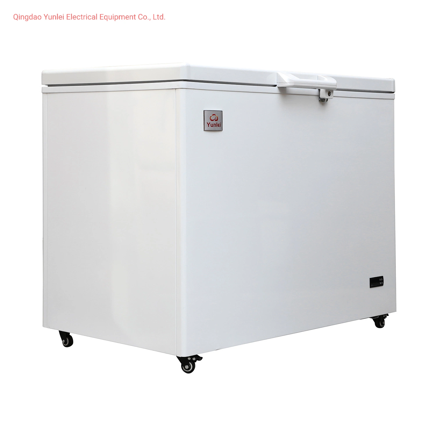 OEM SKD 64-300L12V/110V/220V Air-Cooled Controller Single Door Chest Freezer for Home