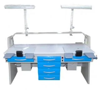 El metal de acero inoxidable equipos dentales de laboratorio dental Workbench Tabla