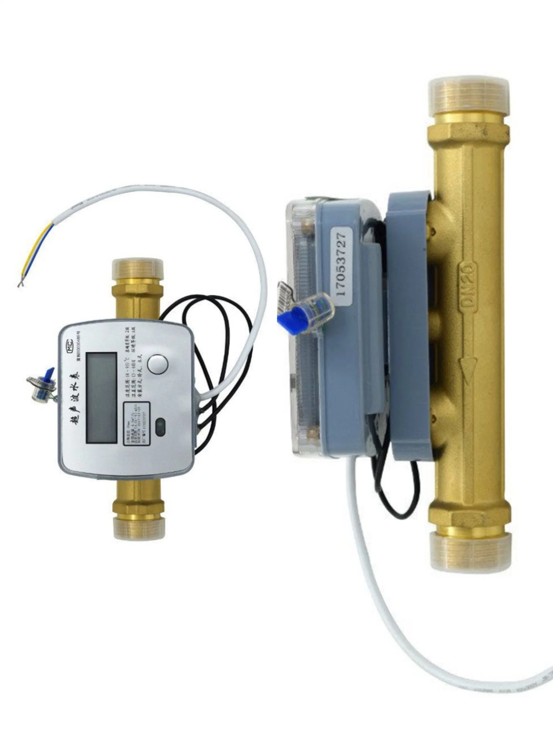 Modbus RTU inalámbrico Digital Brass Body DN15 9600 banda ultrasónica Medidor de agua