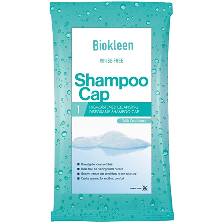 Biokleen عينة مجانية مخصصة PH متوازن مضاد للحساسية غير مسبب Rinse-Free غطاء شامبو مع مكيف