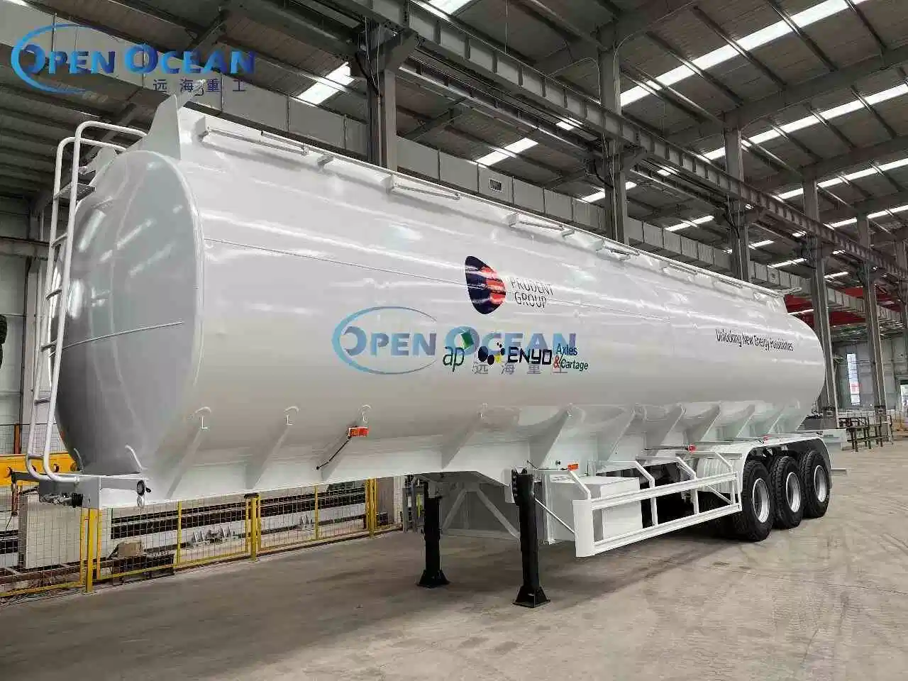 28000 Liters Stainless Fuel Tank Semi Trailer Chemical Tanker Truck Acidic Liquid Tanks Trailer for Sale