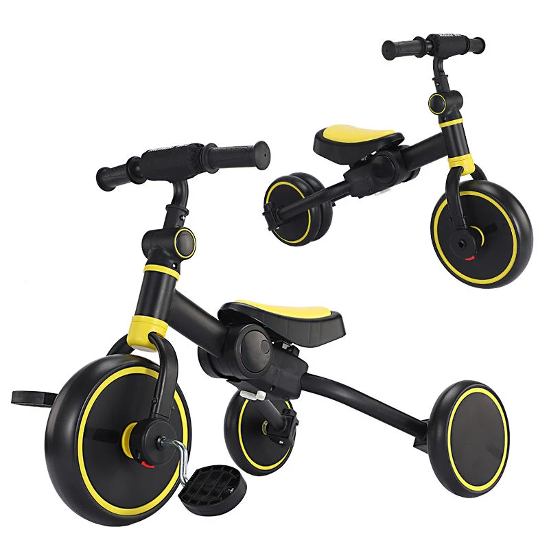 3 en 1 Pedal Folding Trike bicicletas para niños de 3 ruedas bicicleta bicicletas para niños