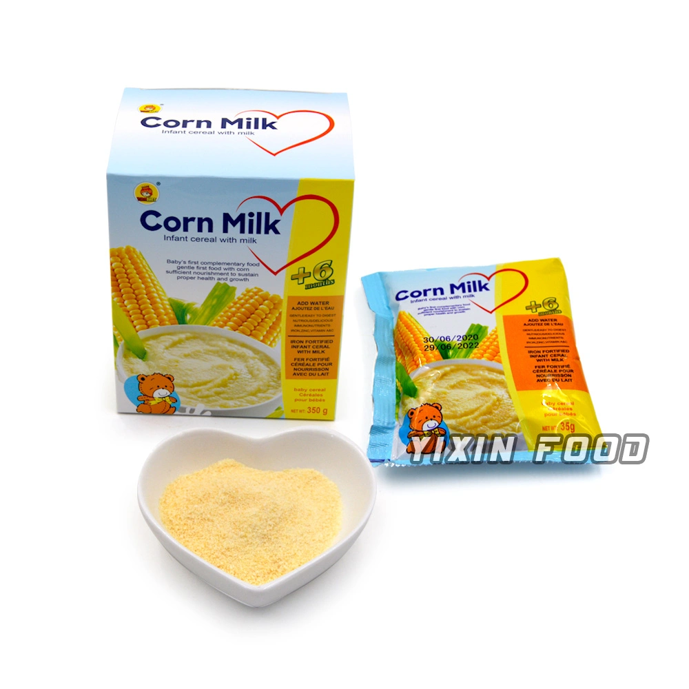 Céréales céréales pour bébés avec lait lait poudre de lait de maïs