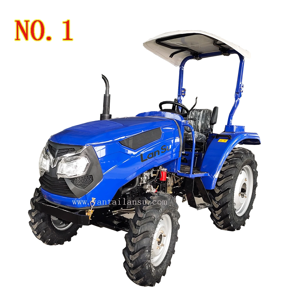 Multi-Purpose Farm Machinery Equipment 4 Cylinder 60HP 4WD Agricultural Tractor for Sale