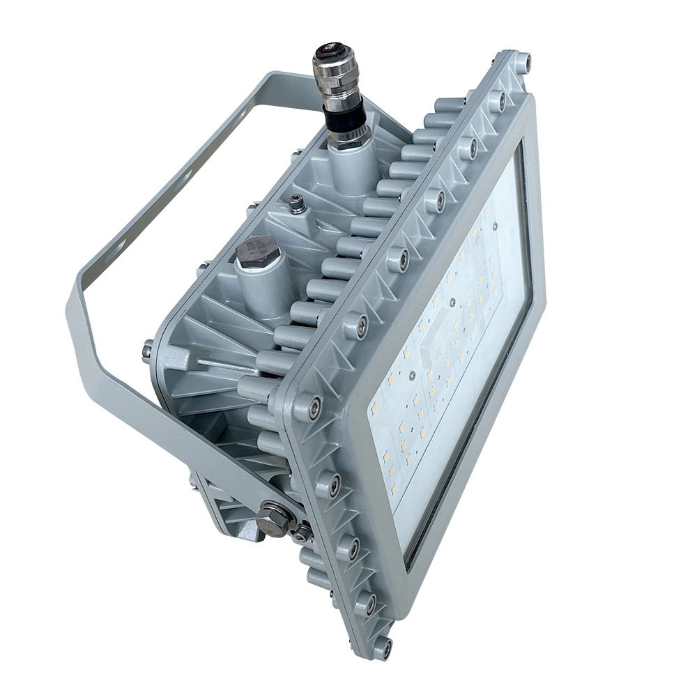 LED Explosion-Proof Highbay Lights IP67 for Hazardous Gas Zone 1 with Atex Certificate 80W-200W High Bay Flood Lamp