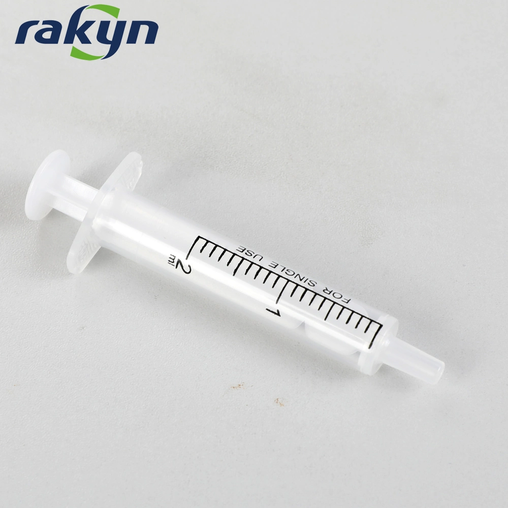 Hot Sales Disposable Veterinary Plastic 2 Parts Syringe 2ml 5ml 10ml 20ml