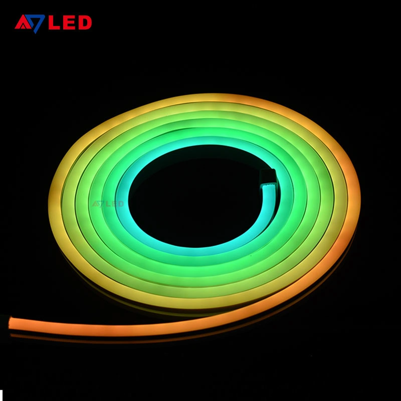 24V LED RGB Neon Strip Lights, 16.4FT Flexible Silicone Neon Rope Lights Outdoor with Remote, Cuttable Neon Light Color Change