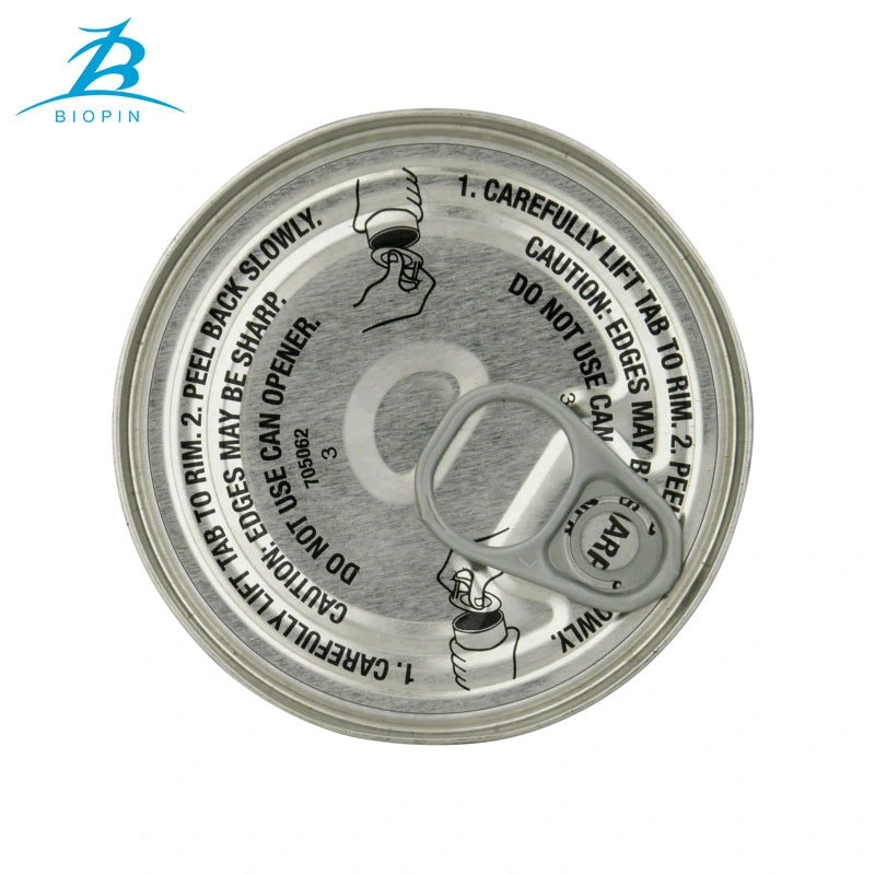 Tinplate Can Easy Open End Cover 211#65mm for Canned Lid Retorted Food