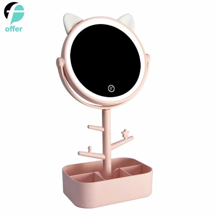 LED Vanity Makeup Mirror with Lights Table Lamp &amp; Cosmetic Mirror