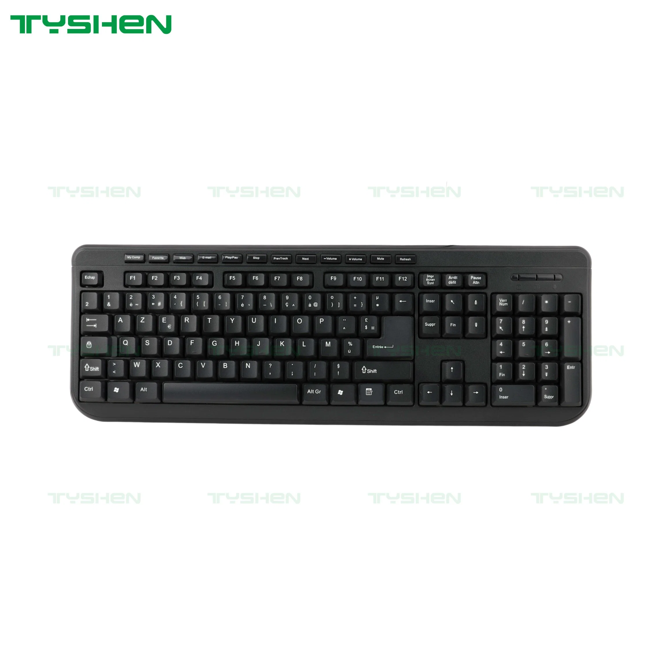 Computer Keyboard, Multimedia, USB Port (KB-105A)