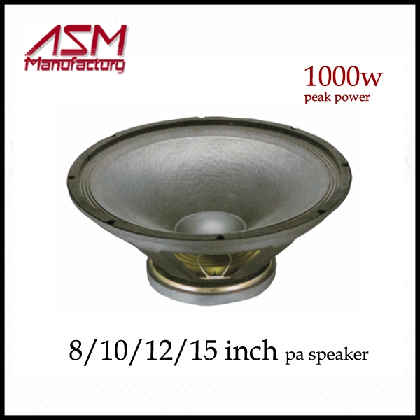 Prix d'usine OEM 1600 Watts RMS Haut-parleur PRO Audio Woofer Puissant PA