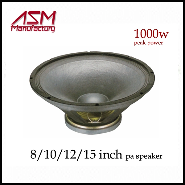 OEM Factory Preis 1600 Watt RMS leistungsstarke PA Woofer 15inch /18inch High Power PA Woofer Professional Sound pro Audio Woofer Auto-Audio-Lautsprecher