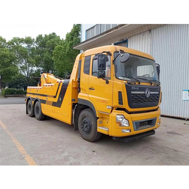 Dongfeng 6X4 Heavy Duty Wrecker Truck Emergency Road Rescue Tow Vehicle for Sale