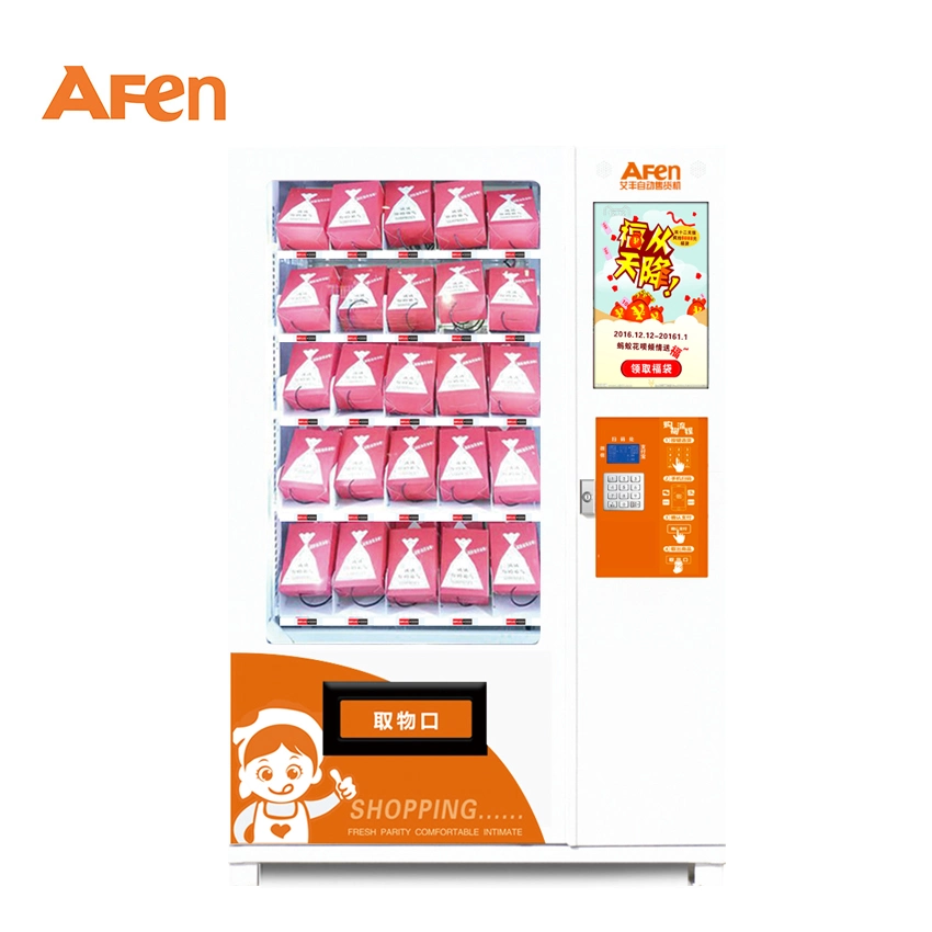 Afen Women Beauty Bottled Beer Adult Diapers Wet Tissue Sanitary Pad Vending Machine