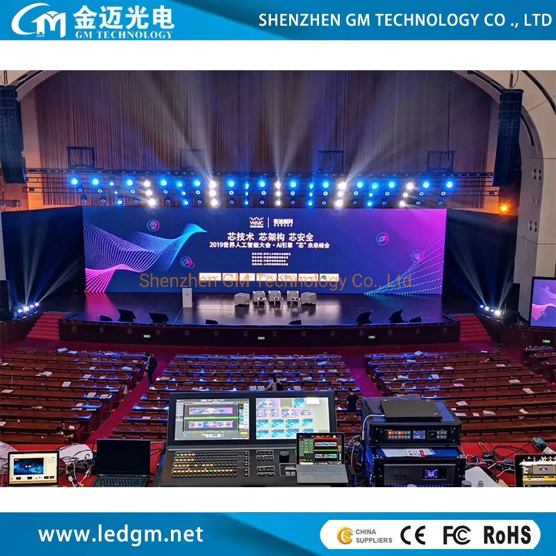 Low Power Consumption 4800Hz Inside Usage P1.89 P2.604 P2.84 P2.97 Indoor Rental LED Display, Stage/Trade Show Video Full Color LED Display