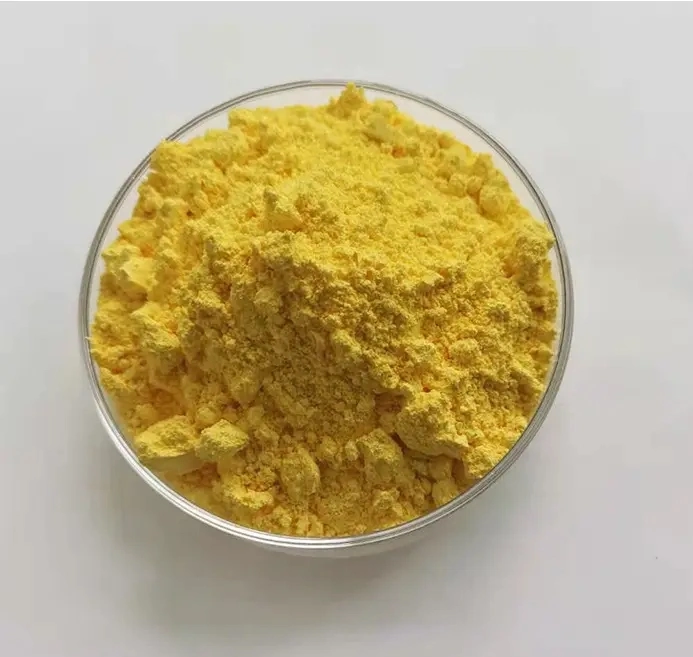 Strontium Chromate an Inorganic Compound Yellow Crystalline Powder Used as Yellow Pigment.