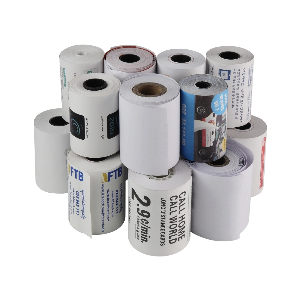 Free Sample 80mm 57mm Cash Register Till Receipt Tape Printing Papel Termico POS Terminal Thermal Paper Roll