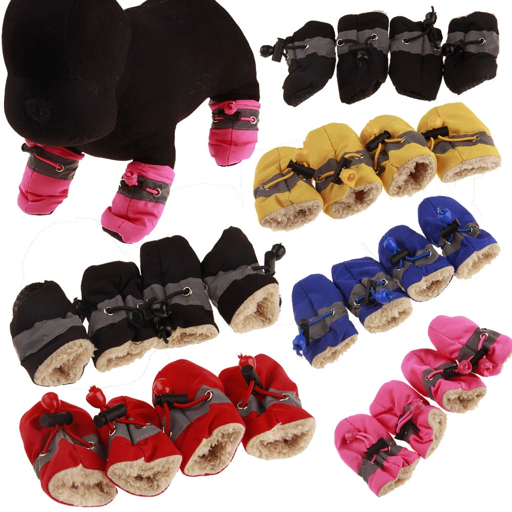 Multi-Colors Soft Comfortable Antislip DOT Pet Rain Shoes