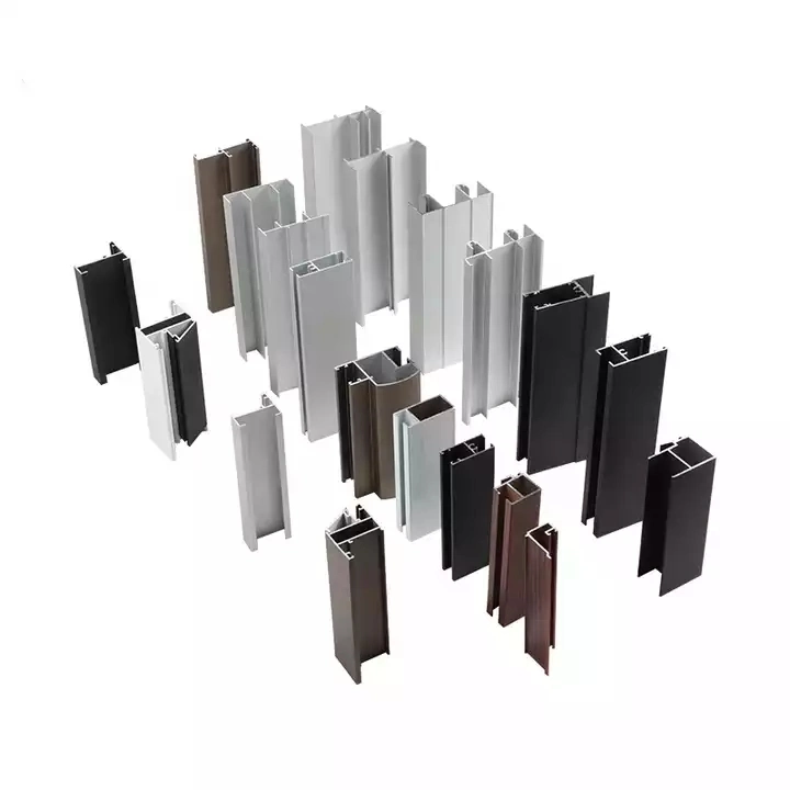 Window Profile Aluminum Sliding Door Frame/Extrusion Profiles for Window Door Section